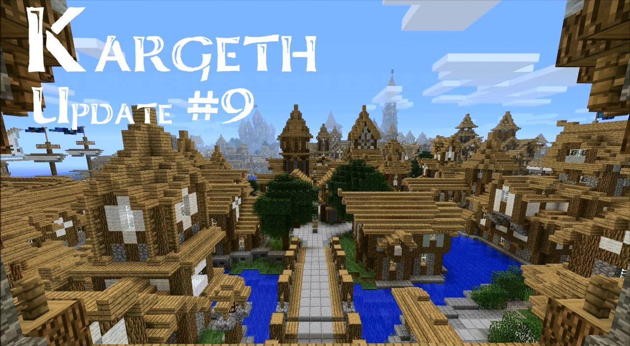 minecraft medieval town map download